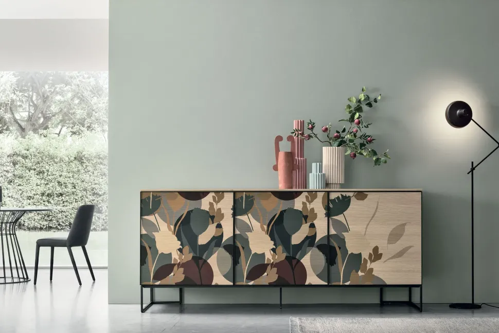 Madia di Tomasella in melamminico Vinci a04 a prezzo scontato