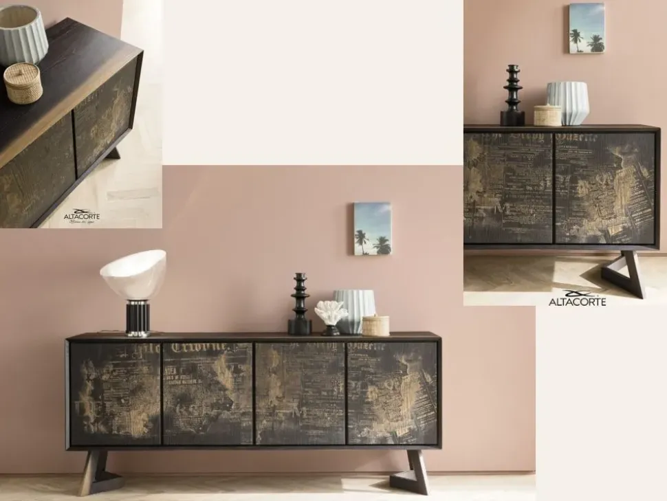 Madia in legno stile moderno Nook Alta corte