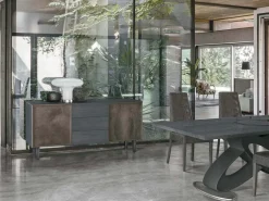 Madia in legno stile moderno Minerva Target point