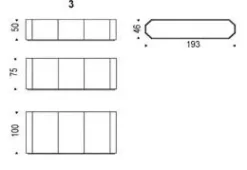 Madia in stile design Chelsea di Cattelan italia in offerta