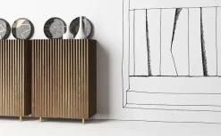 Madia in stile design Dorotea di Minotti italia in offerta