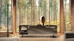 Madia in stile design 36e8 glass 1325 di Lago scontata