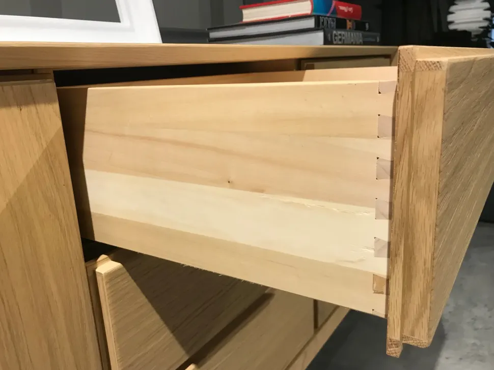 Madia in stile moderno Alta corte in legno Offerta Outlet