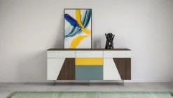 Madia in stile moderno Md32g di Giessegi in Offerta Outlet