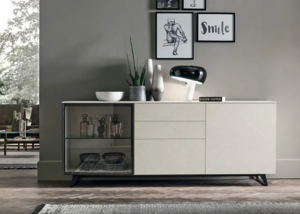 Madia in stile moderno Metropolis a03 di Tomasella a prezzo scontato