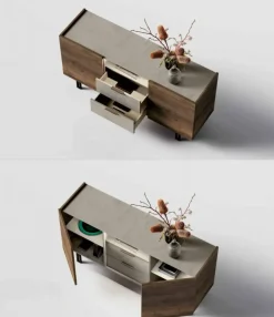 Madia in stile moderno Squadro  di Imab in Offerta Outlet