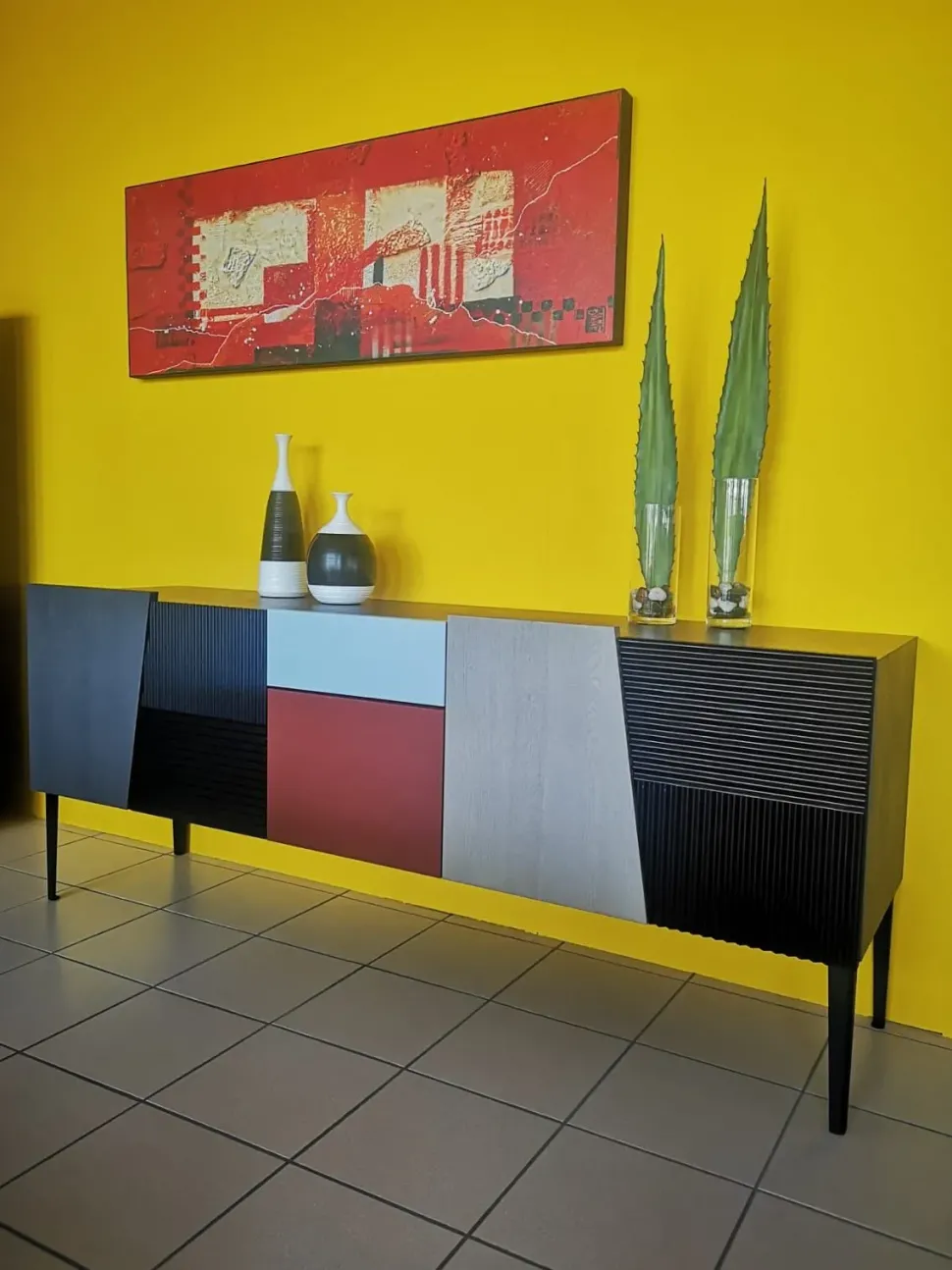 Madia in stile moderno Zero16 di Devina nais in Offerta Outlet