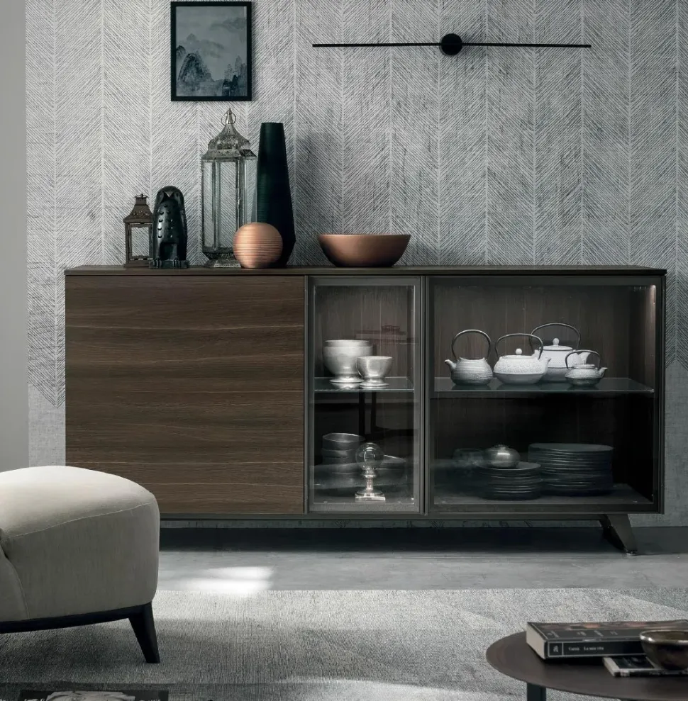 Madia Metropolis Tomasella in laminato materico in Offerta Outlet