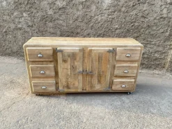 Madia Mobile  vintage vecchia ghiacciaia in legno di Outlet etnico a prezzi convenienti