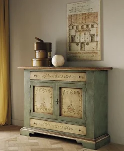 Madia modello Credenza a 2 ante con cassetti laccata in promo-sconto del 50% di Artigianale a prezzo scontato