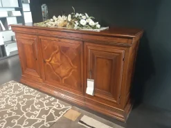 Madia modello Credenza in noce massello di Arte brotto a PREZZI OUTLET
