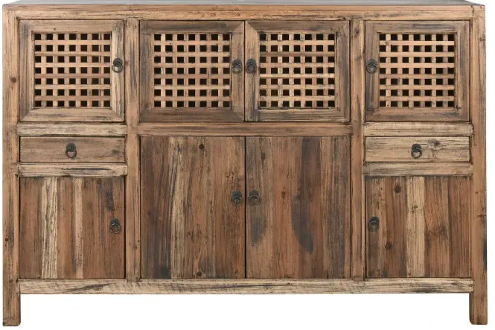 Madia modello Credenza legno naturale 153 di Outlet etnico a PREZZI OUTLET