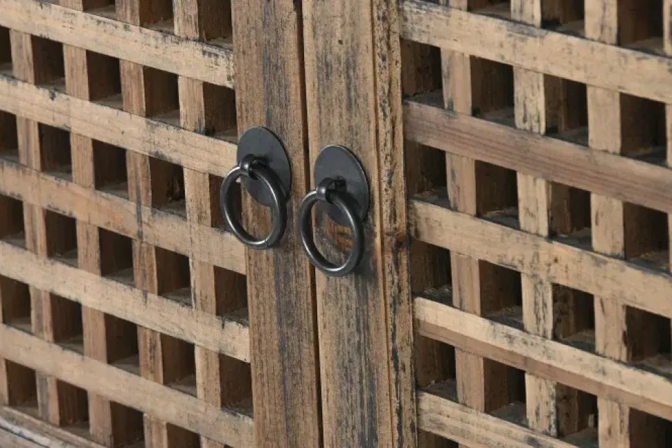 Madia modello Credenza legno naturale 153 di Outlet etnico a PREZZI OUTLET