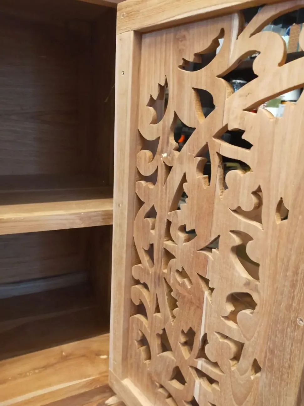 Madia modello Credenza oriente teak 160 di Outlet etnico a prezzo scontato
