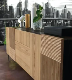 Madia modello Madia art 1446 stripes di Mobilificio bellutti a PREZZI OUTLET