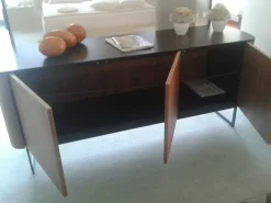 Madia modello Sidewiev noce canaletto di Caccaro a PREZZI OUTLET