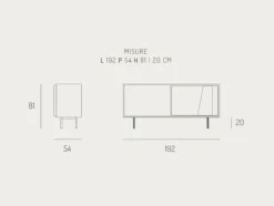 Madia Modus new Target point in stile moderno a prezzo scontato
