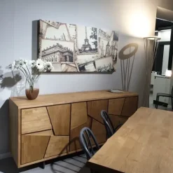 Madia Oak in stile design di Fgf mobili in Offerta Outlet