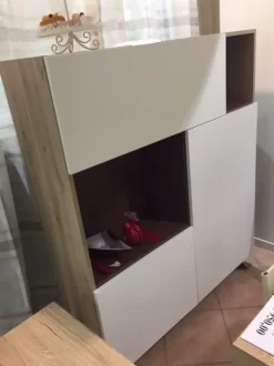 Madia Rovere crudo- bianca e bordeau di Imab group a prezzi outlet