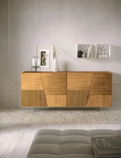 Madia Trapeze riga in stile moderno di Fgf mobili in Offerta Outlet