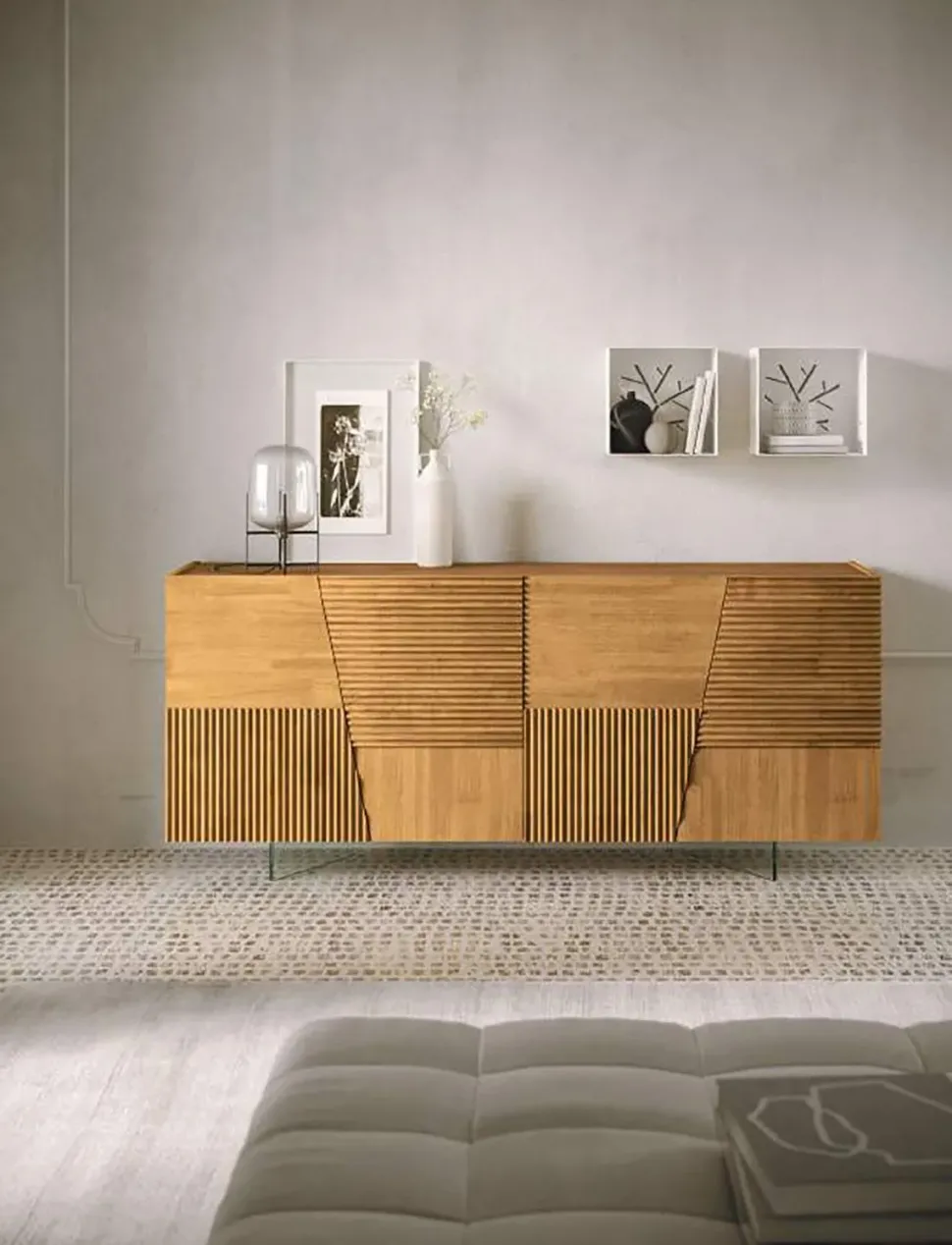 Madia Trapeze riga in stile moderno di Fgf mobili in Offerta Outlet