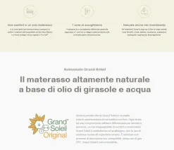 Materasso Antares singolo memory  Dorsal