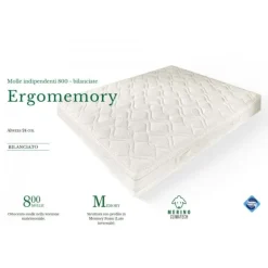 Materasso Doimo armonie del sonno Ergomemory molle insacchettate  a prezzo ribassato