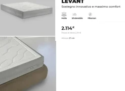 Materasso Dorelan Levant a prezzi convenienti