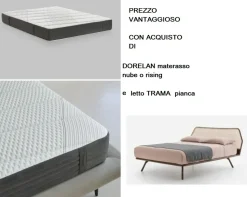 Materasso Nube materasso dorelan con letto pianca memory Dorelan
