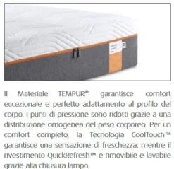 Materasso Tempur Original élite h 25 con rivestimento cooltouch  memory  a prezzo scontato
