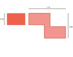 Mensola stile Design Sangiacomo Tetris a prezzo scontato