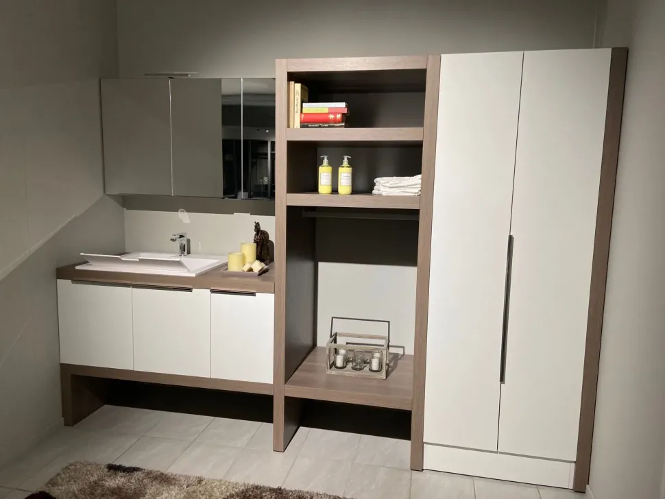 Mobile arredo bagno A terra Ideagroup Time lavanderia in svendita