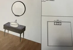 Mobile arredo bagno A terra Callesella Coco' in offerta