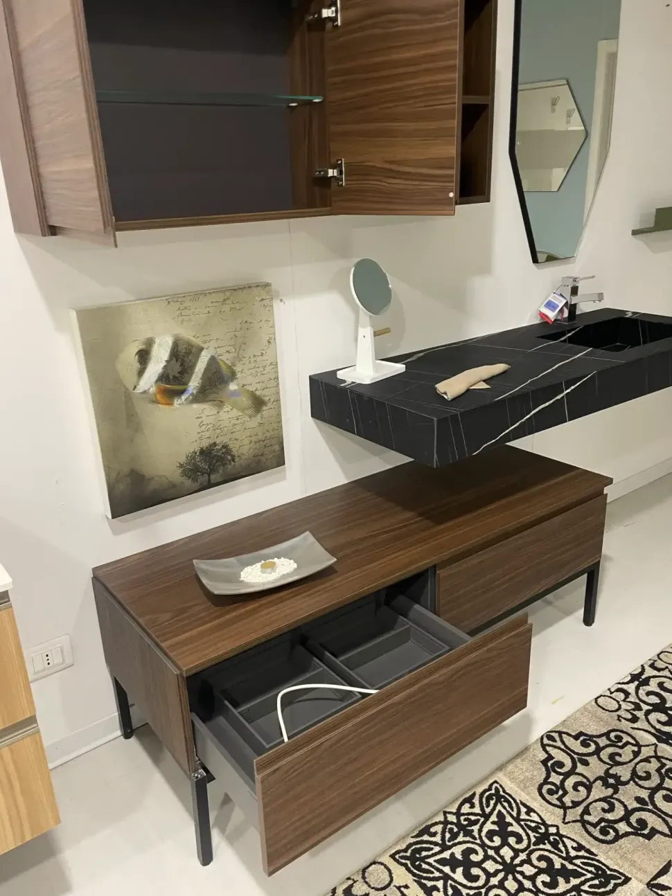 Mobile arredo bagno Sospeso Compab Bg021 a prezzi scontati