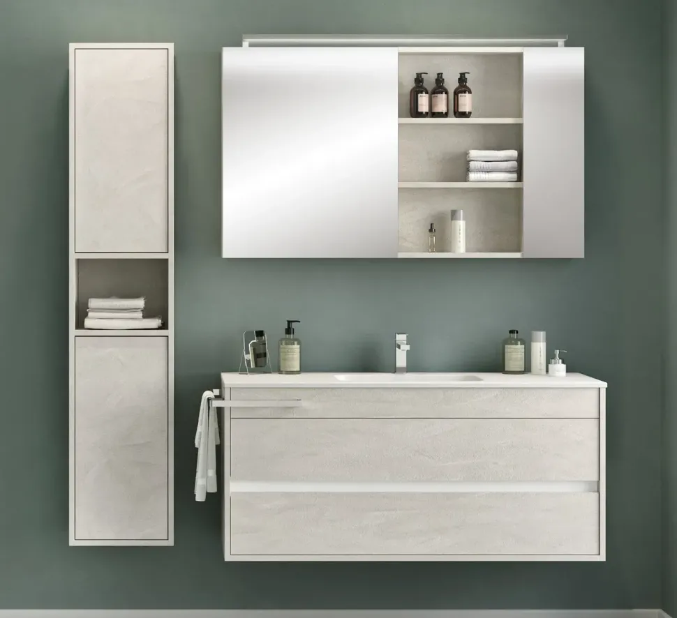 Mobile arredo bagno Sospeso Mastella Duetto 01 a prezzo scontato