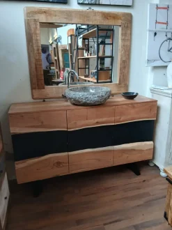 Mobile bagno a terra bagno bagno design wave di Outlet etnico SCONTATO - 46%