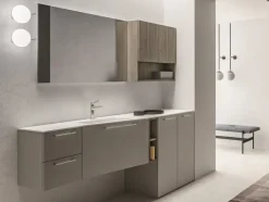 Mobile bagno A terra Carta bianca Cerasa a prezzo ribassato