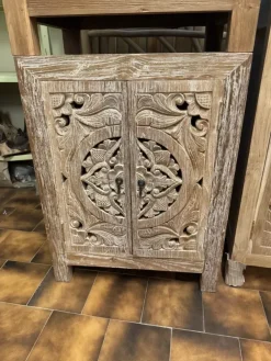 Mobile bagno A terra Mobile bagno oriente teak Outlet etnico scontato - 30%