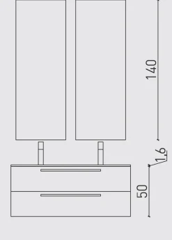 Mobile bagno Archeda Composizione light 09 in OFFERTA OUTLET