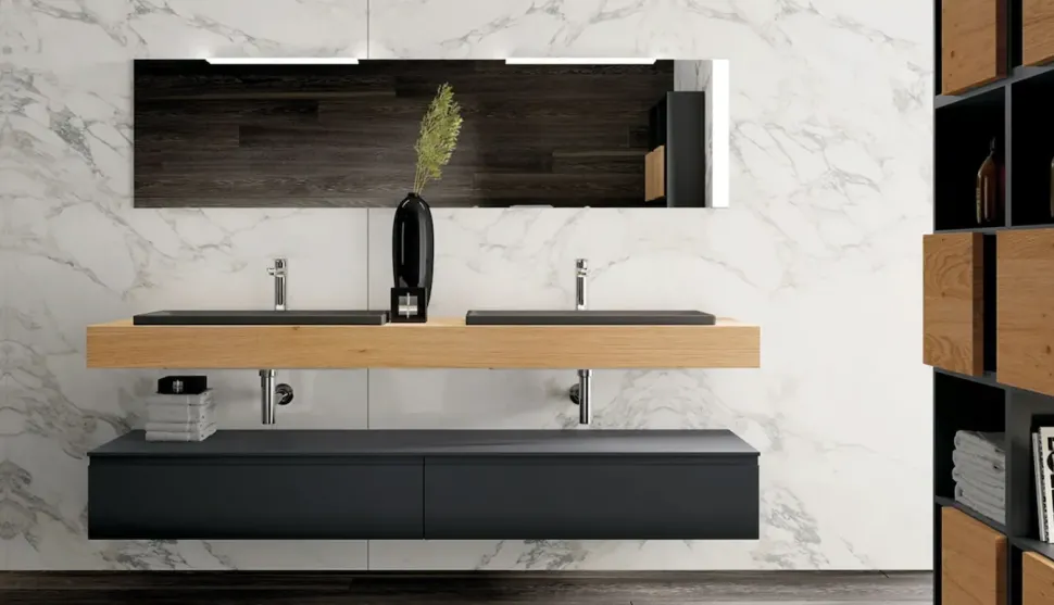 Mobile bagno Archeda Composizione gola 10 in OFFERTA OUTLET