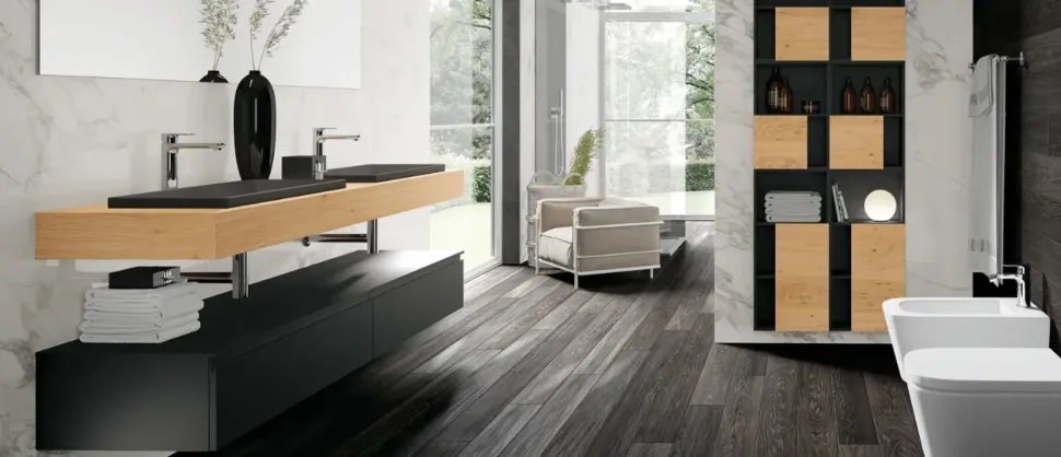 Mobile bagno Archeda Composizione gola 10 in OFFERTA OUTLET