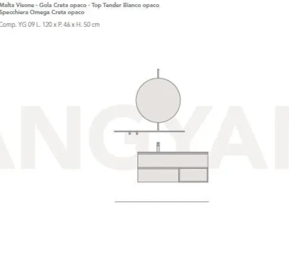 Mobile bagno Ardeco Ardeco yang 9 IN OFFERTA OUTLET