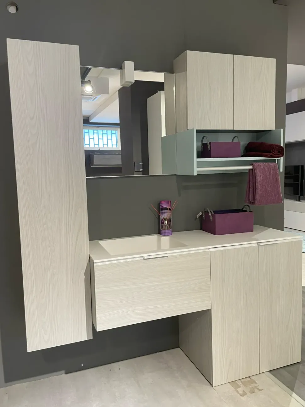 Mobile bagno Bano lavanderia Novello SCONTATO a PREZZI OUTLET