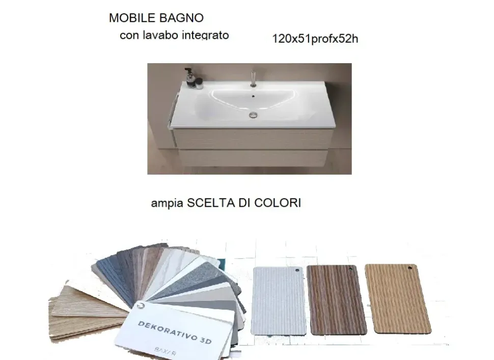 Mobile bagno Baxar Soft m1 IN OFFERTA OUTLET