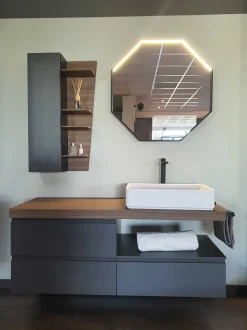 Mobile bagno Baxar Surf grigio fumè IN OFFERTA OUTLET