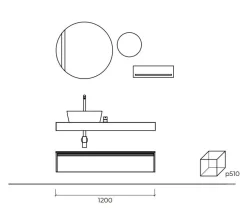 Mobile bagno Bianca 6 Cerasa SCONTATO a PREZZI OUTLET