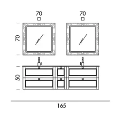 Mobile bagno CLASSICO Diamante Compab a prezzi outlet