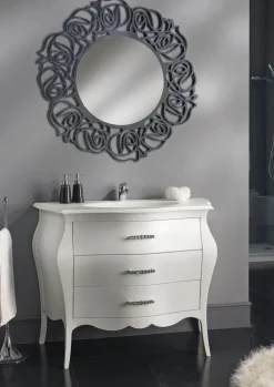 Mobile bagno Collezione esclusiva Mobile bagno bombato 3 cassetti IN OFFERTA OUTLET