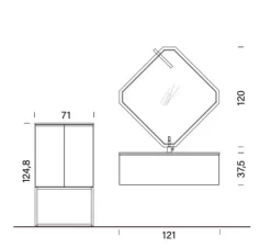Mobile bagno Compab Bg001 con uno sconto imperdibile
