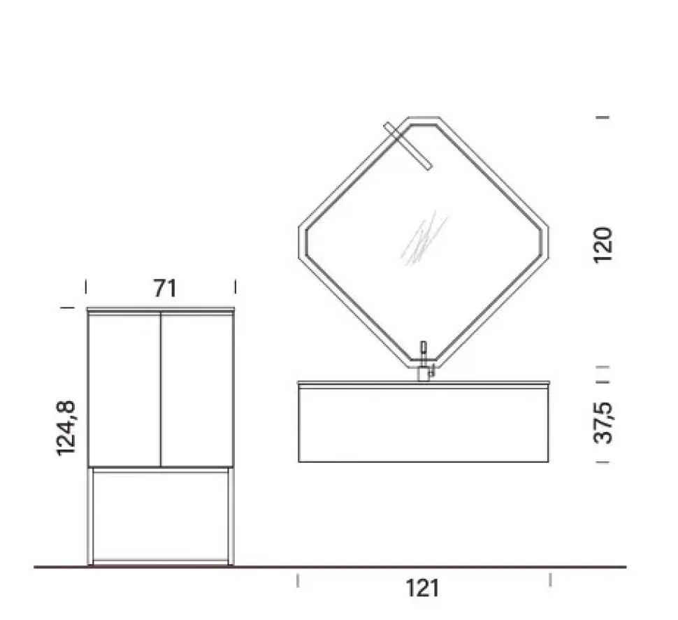 Mobile bagno Compab Bg001 con uno sconto imperdibile